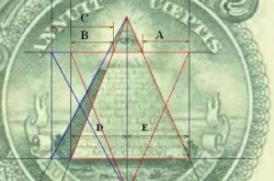 Масонский знак всевидящего ока на долларах Масонский знак всевидящего ока на долларах